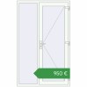 Ціноутворення Вхідні двері 1300x2100 мм REHAU Brillant-Design ANTHRACITE_GREY_STRUKTURAL ззовні. Ціна: €950.14
