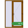 Ціноутворення Вхідні двері 1400x2100 мм REHAU Euro-Design 60 GOLDEN OAK з двох сторін. Ціна: €987.01