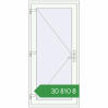 Ціноутворення Вхідні двері 900x1900 мм REHAU Brillant-Design Білий (RAL 9016) з двох сторін. Ціна: ₴30,810.39
