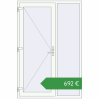Ціноутворення Вхідні двері 1400x2100 мм REHAU Euro-Design 60 Білий (RAL 9016) з двох сторін. Ціна: €692.27