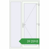 Ціноутворення Вхідні двері 1300x2100 мм REHAU Brillant-Design ANTHRACITE_GREY_STRUKTURAL ззовні. Ціна: ₴39,258.80