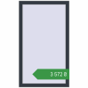Ціноутворення Вікна 700x1200 мм REHAU Euro 60 ANTHRACITE_GREY_STRUKTURAL з двох сторін. Ціна: ₴3,572.42