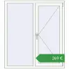 Ціноутворення Вікна 1200x1350 мм Altest Pony 375 RAL 9016 Traffic white з двох сторін. Ціна: €269.49