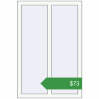 Ціноутворення Вікна 800x1200 мм REHAU Euro 60 Білий (RAL 9016) з двох сторін. Ціна: $73.06