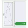 Ціноутворення Вікна 1200x1350 мм REHAU Euro 60 WALNUT ззовні. Ціна: €237.35