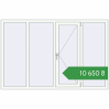 Ціноутворення Вікна 2005x1300 мм REHAU Euro 60 Білий (RAL 9016) з двох сторін. Ціна: ₴10,650.04