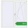 Ціноутворення Вікна 1500x1600 мм REHAU Brillant-Design ANTHRACITE_GREY_GLATT ззовні. Ціна: $412.30