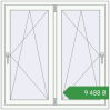 Ціноутворення Вікна 1200x1200 мм REHAU Euro 60 Білий (RAL 9016) з двох сторін. Ціна: ₴9,488.17