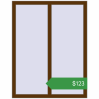 Ціноутворення Вікна 1005x1300 мм REHAU Euro 60 WALNUT з двох сторін. Ціна: $123.17