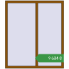 Ціноутворення Вікна 1300x1500 мм REHAU Euro 60 GOLDEN OAK з двох сторін. Ціна: ₴9,684.00