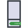Ціноутворення Вікна 500x1000 мм REHAU Euro 60 ANTHRACITE_GREY_STRUKTURAL з двох сторін. Ціна: ₴3,052.12
