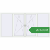 Ціноутворення Вікна 3000x1500 мм REHAU Euro 60 Білий (RAL 9016) з двох сторін. Ціна: ₴20,599.89