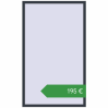 Ціноутворення Вікна 1200x2000 мм REHAU Euro 60 ANTHRACITE_GREY_STRUKTURAL з двох сторін. Ціна: €195.36