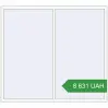 Ціноутворення Вікна 2000x1800 мм REHAU Euro 60 Білий (RAL 9016) з двох сторін. Ціна: 8 631.11 UAH