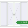 Ціноутворення Вікна 2000x1800 мм REHAU Euro 60 Білий (RAL 9016) з двох сторін. Ціна: ₴19,398.50