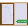 Ціноутворення Вікна 1800x1500 мм REHAU Euro 60 GOLDEN OAK з двох сторін. Ціна: 16 269.24 UAH