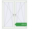 Ціноутворення Вікна 1300x1500 мм REHAU Euro 70 ANTHRACITE_GREY_STRUKTURAL ззовні. Ціна: €474.41