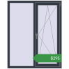 Ціноутворення Вікна 1200x1500 мм REHAU Euro 70 ANTHRACITE_GREY_STRUKTURAL з двох сторін. Ціна: $294.61