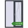 Ціноутворення Вікна 1000x1500 мм REHAU Brillant-Design. Ціна: 411.9 EUR