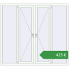 Ціноутворення Вікна 2000x1800 мм REHAU Euro 60 Білий (RAL 9016) з двох сторін. Ціна: €422.91