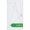 Ціноутворення Вікна 860x1600 мм REHAU Brillant-Design Білий (RAL 9016) з двох сторін. Ціна: ₴8,838.07