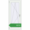 Ціноутворення Вікна 600x1400 мм REHAU Euro 60 Білий (RAL 9016) з двох сторін. Ціна: €149.02