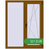 Ціноутворення Вікна 1100x1400 мм REHAU Euro 70 GOLDEN OAK з двох сторін. Ціна: 320.51 EUR