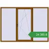 Ціноутворення Вікна 2500x1800 мм REHAU Euro 60 GOLDEN OAK з двох сторін. Ціна: ₴24,384.53