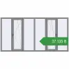 Ціноутворення Вікна 3000x1500 мм Altest Pony 375 RAL 9007 Grey aluminium з двох сторін. Ціна: ₴37,134.94