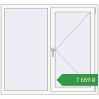 Ціноутворення Вікна 1325x1225 мм REHAU Euro 60 Білий (RAL 9016) з двох сторін. Ціна: ₴7,658.82