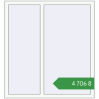 Ціноутворення Вікна 1198x1298 мм REHAU Euro 60 Білий (RAL 9016) з двох сторін. Ціна: ₴4,706.09