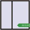 Ціноутворення Вікна 1500x1500 мм REHAU Euro 60 BLACK_BROWN з двох сторін. Ціна: 201.97 EUR