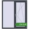 Ціноутворення Вікна 1200x1350 мм REHAU Euro 60. Ціна: 233.99 EUR