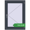 Ціноутворення Вікна 700x1000 мм REHAU Euro 60 ANTHRACITE_GREY_STRUKTURAL з двох сторін. Ціна: 154.41 EUR