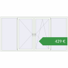 Ціноутворення Вікна 3000x1550 мм REHAU Euro 60 Білий (RAL 9016) з двох сторін. Ціна: €428.75
