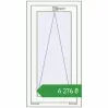 Ціноутворення Вікна 530x1020 мм Altest Pony 375 RAL 9016 Traffic white з двох сторін. Ціна: ₴6,275.93