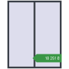 Ціноутворення Вікна 1600x2000 мм REHAU Euro 70 ANTHRACITE_GREY_STRUKTURAL з двох сторін. Ціна: ₴18,251.14