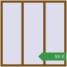 Ціноутворення Вікна 1800x1800 мм REHAU Brillant-Design GOLDEN OAK з двох сторін. Ціна: €550.59