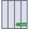 Ціноутворення Вікна 2100x2300 мм REHAU Euro 60 ANTHRACITE_GREY_STRUKTURAL з двох сторін. Ціна: ₴22,856.12