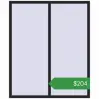 Ціноутворення Вікна 1500x1800 мм REHAU Euro 60 BLACK_ULTI-MATT з двох сторін. Ціна: $204.17