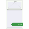 Ціноутворення Вікна 900x1500 мм REHAU Euro 60 Білий (RAL 9016) з двох сторін. Ціна: €171.76