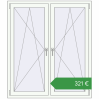Ціноутворення Вікна 1300x1500 мм REHAU Euro 60 Білий (RAL 9016) з двох сторін. Ціна: €320.63