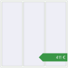 Ціноутворення Вікна 2400x2400 мм REHAU Euro 60 Білий (RAL 9016) з двох сторін. Ціна: €411.48