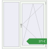 Ціноутворення Вікна 1400x1500 мм Altest Pony 375 RAL 9016 Traffic white з двох сторін. Ціна: €371.19