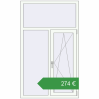 Ціноутворення Вікна 1050x1750 мм REHAU Euro 70 Білий (RAL 9016) з двох сторін. Ціна: €274.24