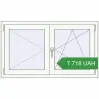 Ціноутворення Вікна 1200x700 мм REHAU Euro 70 Білий (RAL 9016) з двох сторін. Ціна: 7 718.1 UAH
