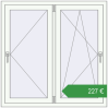 Ціноутворення Вікна 1200x1200 мм REHAU Euro 60 Білий (RAL 9016) з двох сторін. Ціна: €226.57