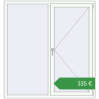 Ціноутворення Вікна 1500x1600 мм REHAU Euro 70 Білий (RAL 9016) з двох сторін. Ціна: €334.52