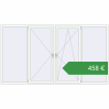 Ціноутворення Вікна 3000x1665 мм REHAU Euro 60 Білий (RAL 9016) з двох сторін. Ціна: €457.96