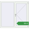 Ціноутворення Вікна 1325x1225 мм REHAU Euro 60 Білий (RAL 9016) з двох сторін. Ціна: €185.14